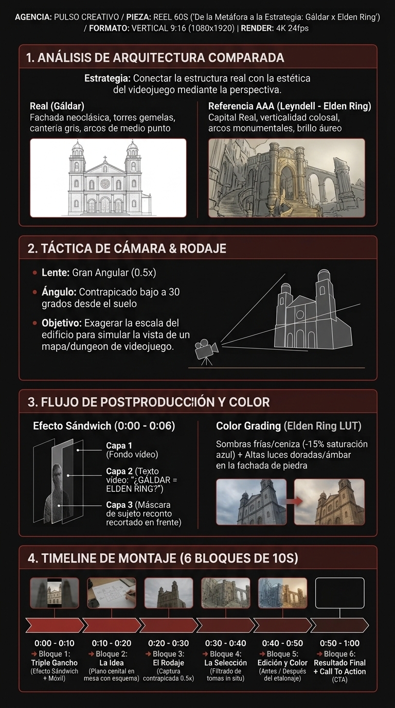 Esquema y referencias en iPad para estrategia de marca personal inspirada en Elden Ring.